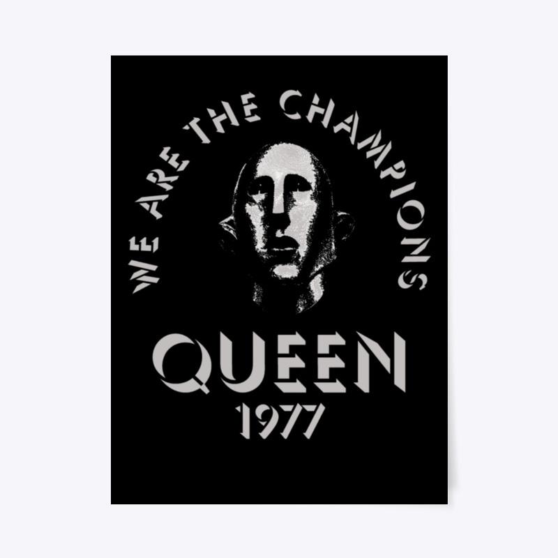 Queen Official We Are The Champions '77