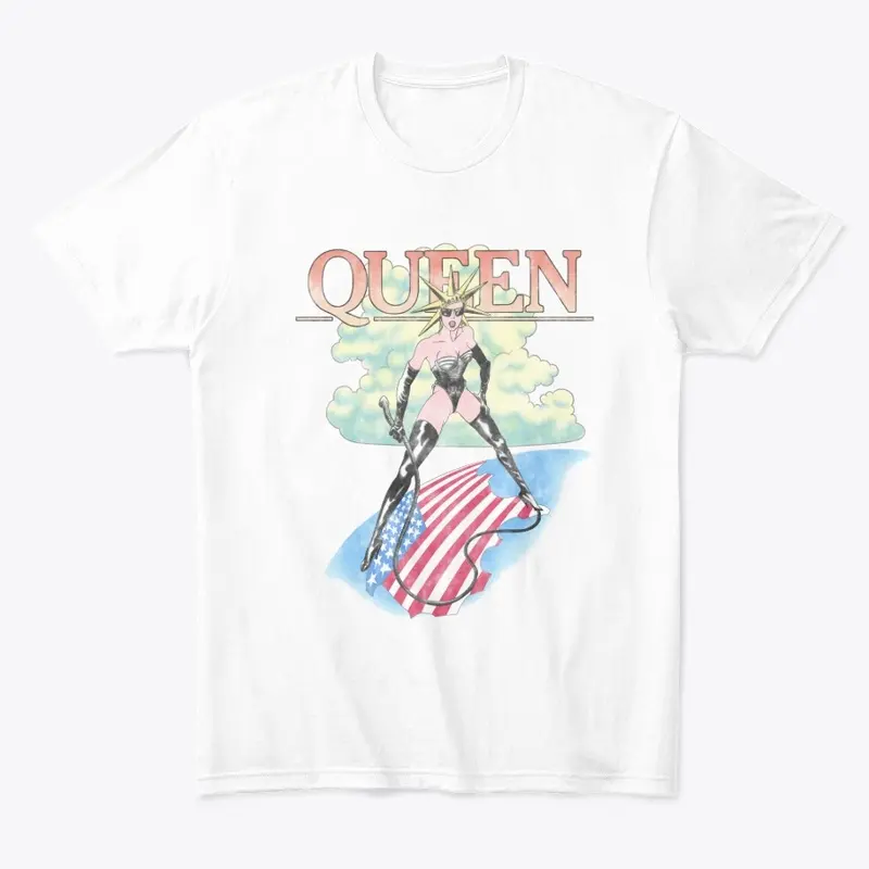 Queen Official Flag Vintage